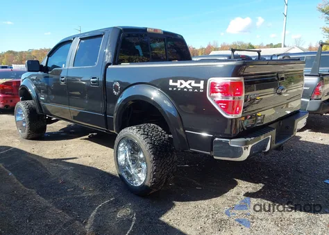 2013 Ford F-150 Lariat из США, поврежденный, VIN 1FTFW1ET4DKD41591